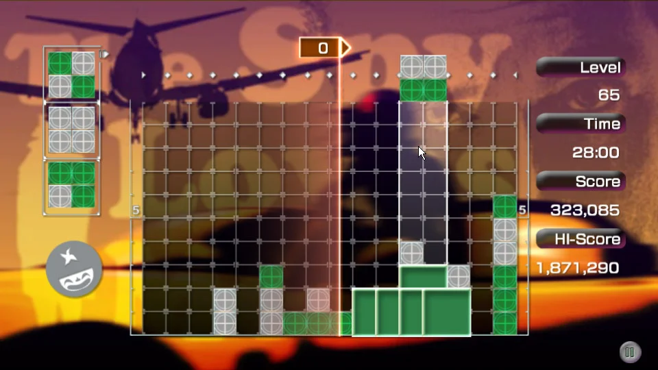 Lumines gameplay screenshot 2