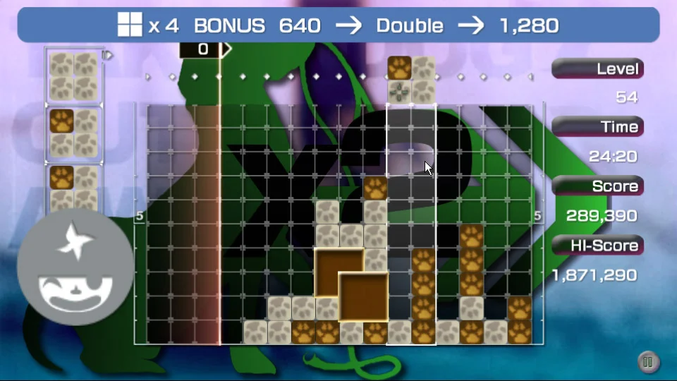 Lumines gameplay screenshot 4