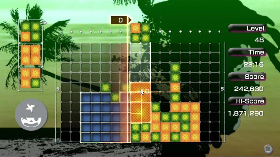 Lumines gameplay screenshot 5