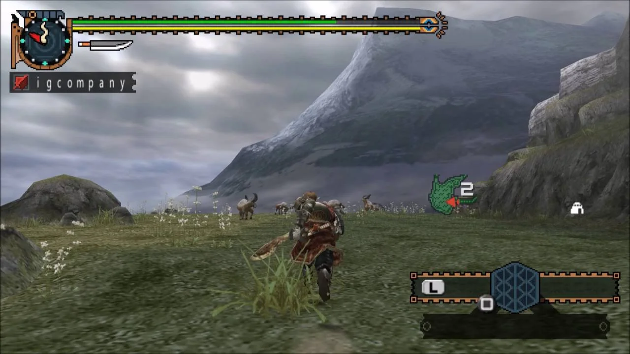 Monster Hunter Freedom Unite gameplay screenshot 0