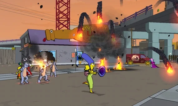 The Simpsons Game gameplay screenshot 1