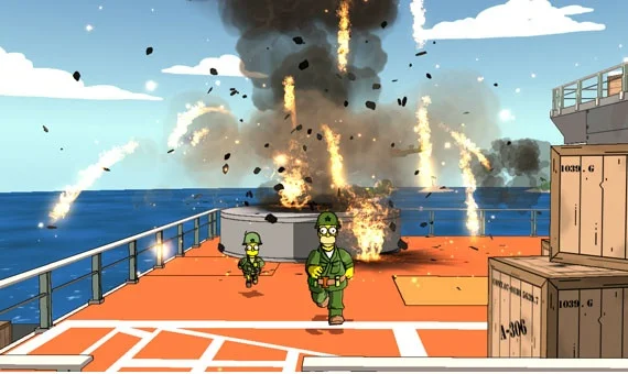 The Simpsons Game gameplay screenshot 3