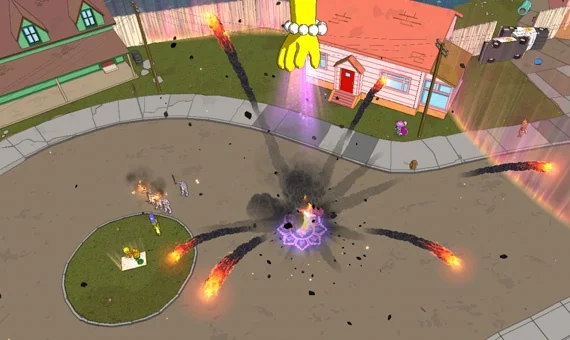 The Simpsons Game gameplay screenshot 5