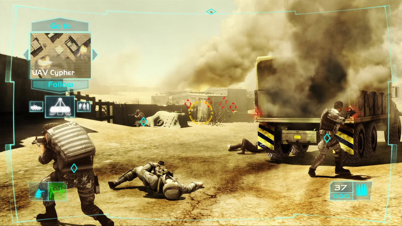 Tom Clancy's Ghost Recon Advanced Warfighter 2 gameplay screenshot 1