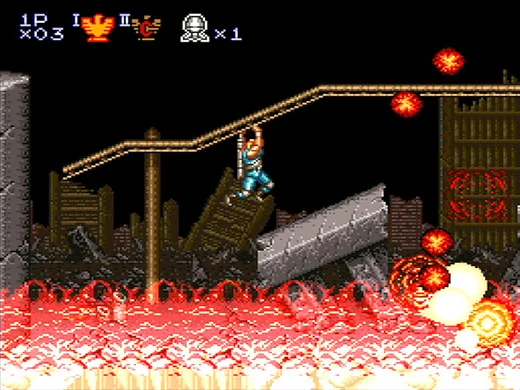 Contra III: The Alien Wars gameplay screenshot 2
