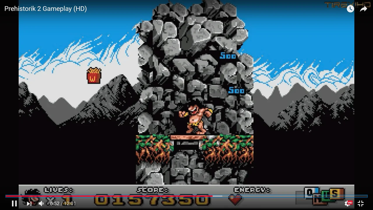 Prehistorik 2 gameplay screenshot 1