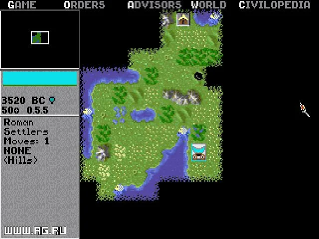 Sid Meier's Civilization gameplay screenshot 1