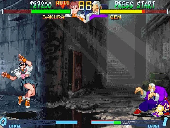 Street Fighter Alpha 2 gameplay screenshot 3