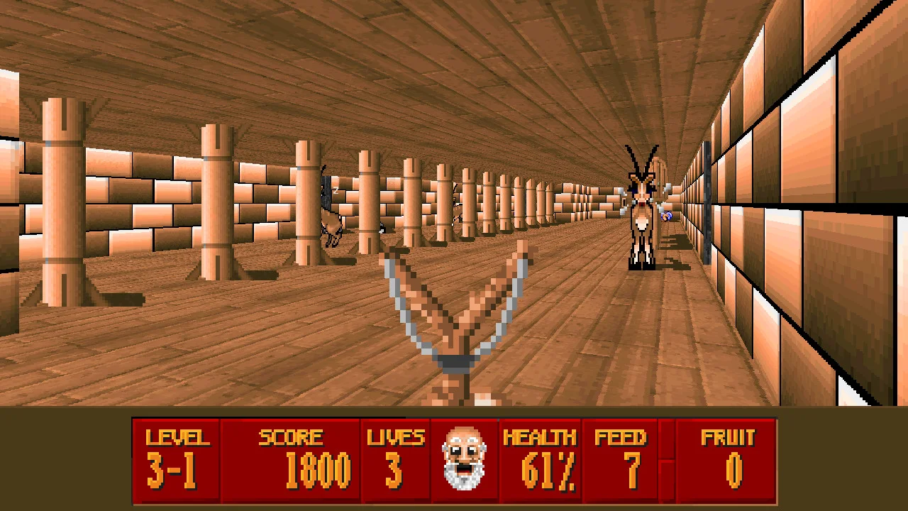 Super 3-D Noah's Ark gameplay screenshot 2