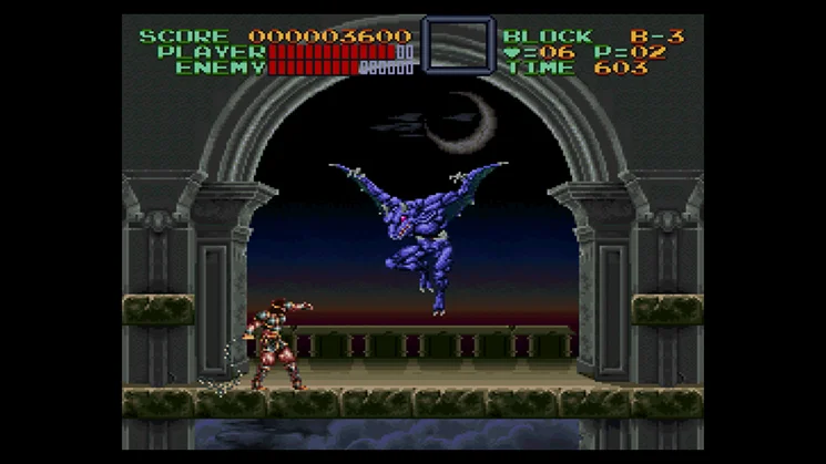 Super Castlevania IV gameplay screenshot 2