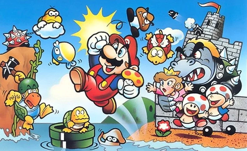 Capa de Super Mario Bros.