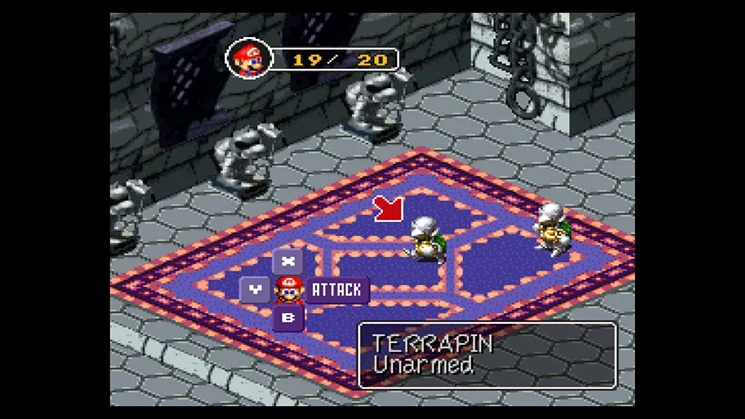 Super Mario RPG: Legend of the Seven Stars gameplay screenshot 0