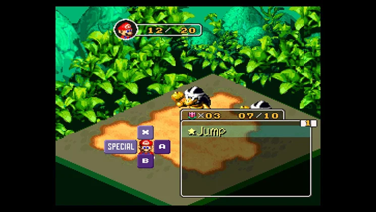 Super Mario RPG: Legend of the Seven Stars gameplay screenshot 2