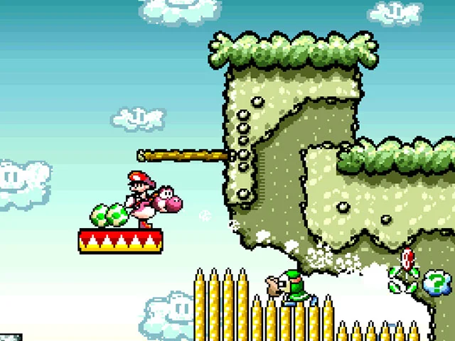 Super Mario World 2: Yoshi's Island gameplay screenshot 0