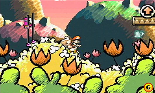 Super Mario World 2: Yoshi's Island gameplay screenshot 2