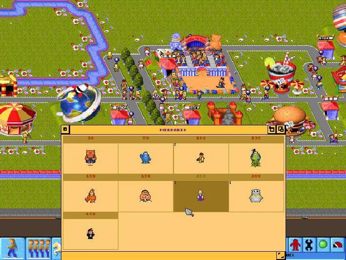Theme Park gameplay screenshot 2