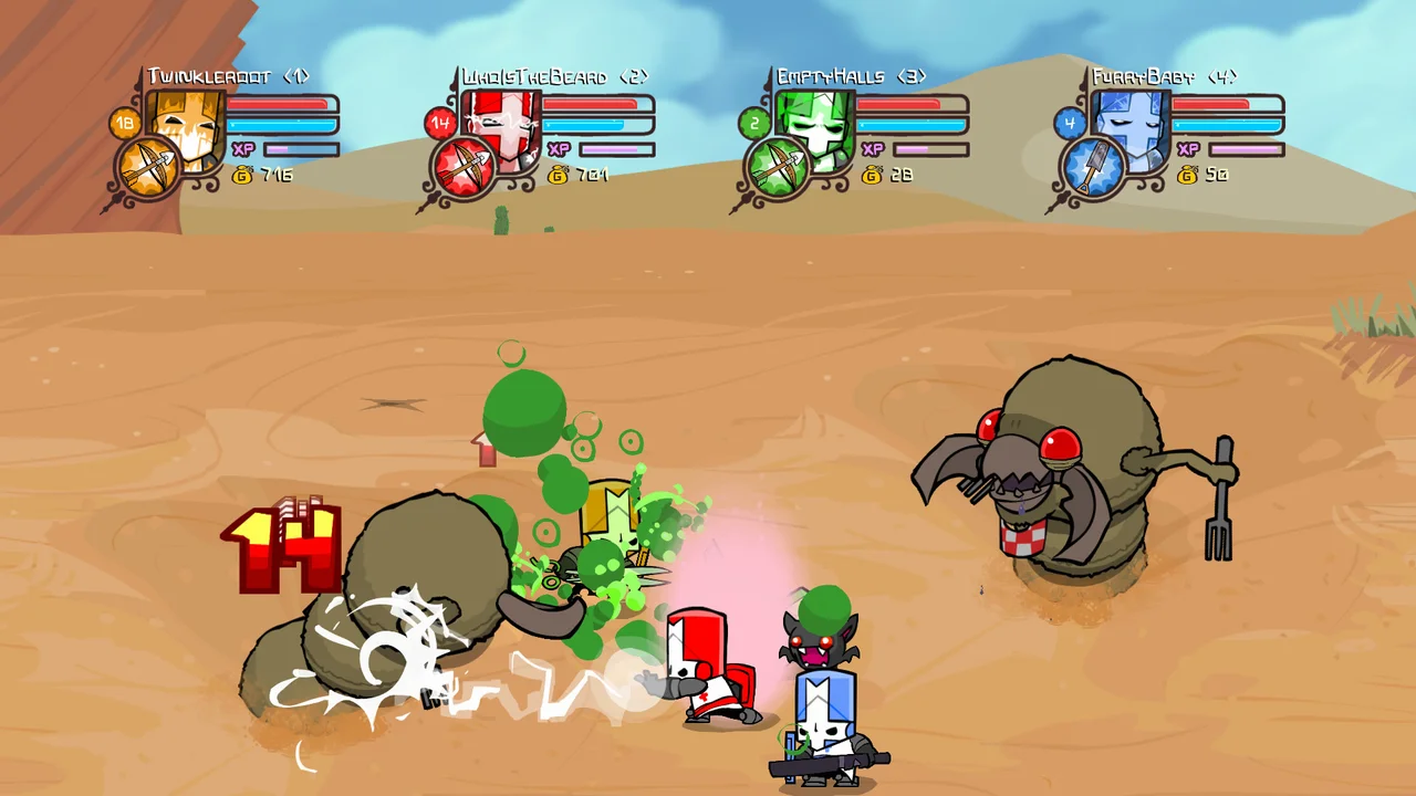 Castle Crashers gameplay screenshot 4