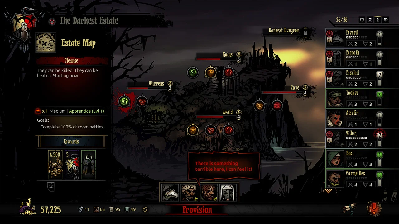 Darkest Dungeon gameplay screenshot 5
