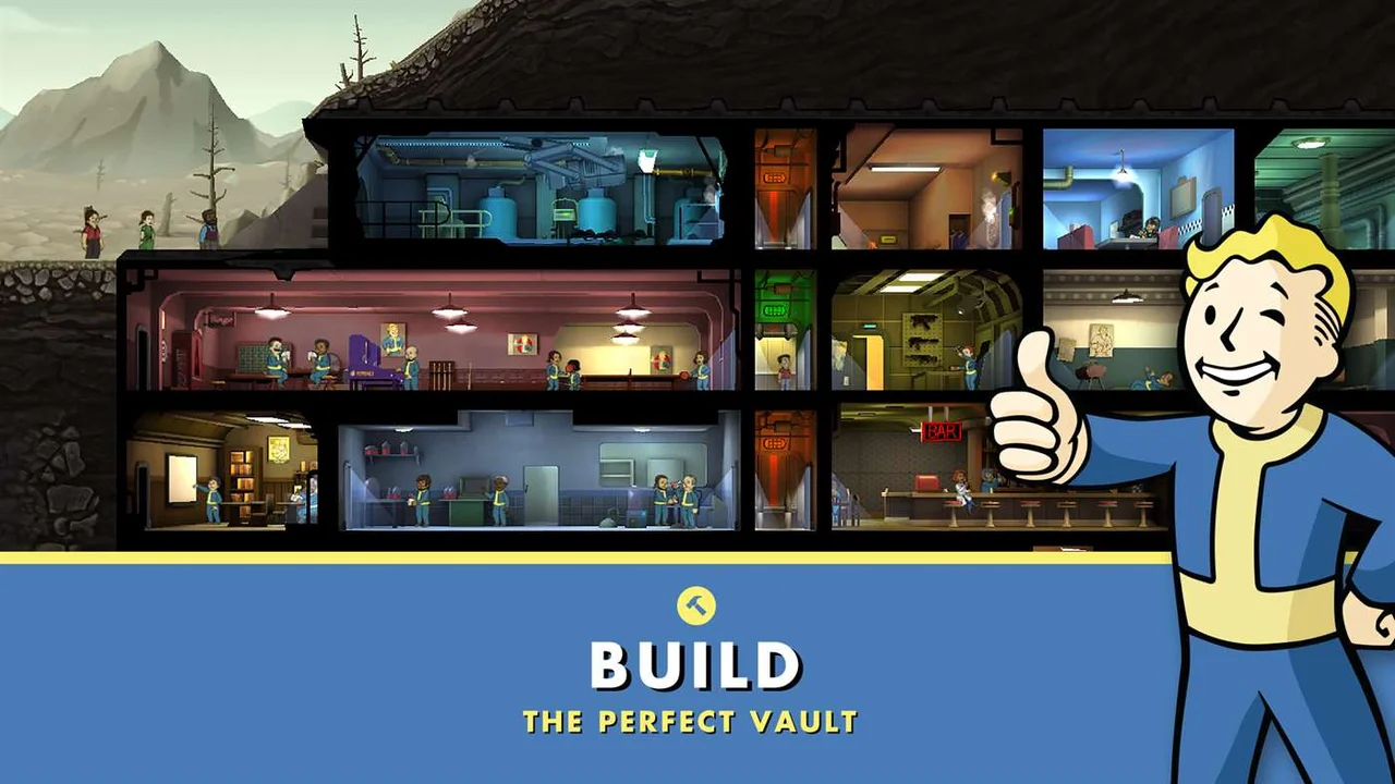 Fallout Shelter gameplay screenshot 1