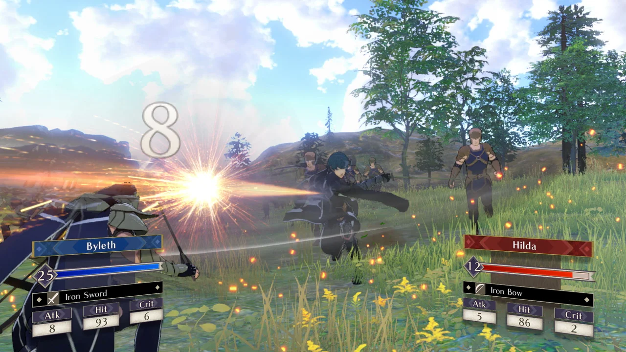Fire Emblem: Three Houses gameplay screenshot 1