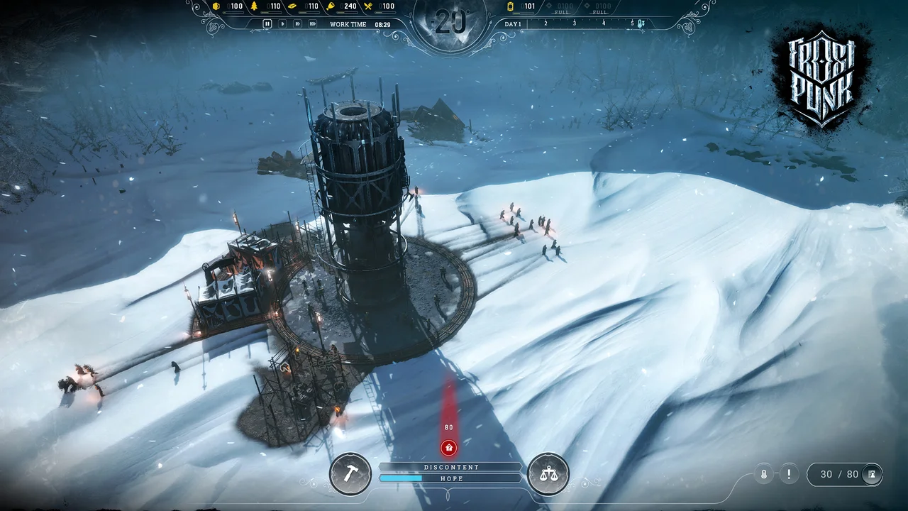Frostpunk gameplay screenshot 0