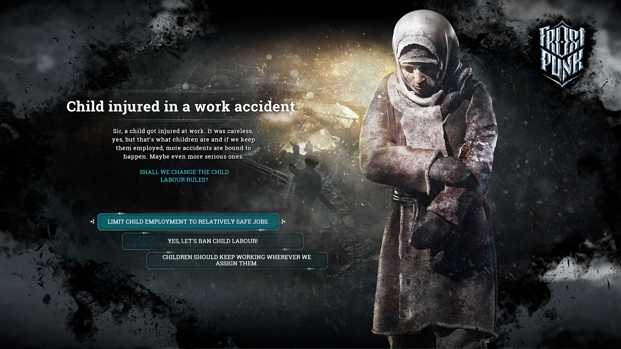 Frostpunk gameplay screenshot 3