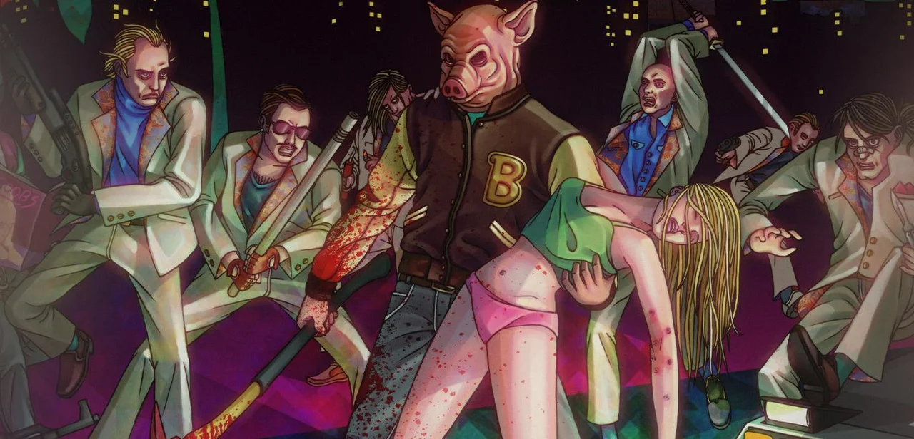 Capa de Hotline Miami