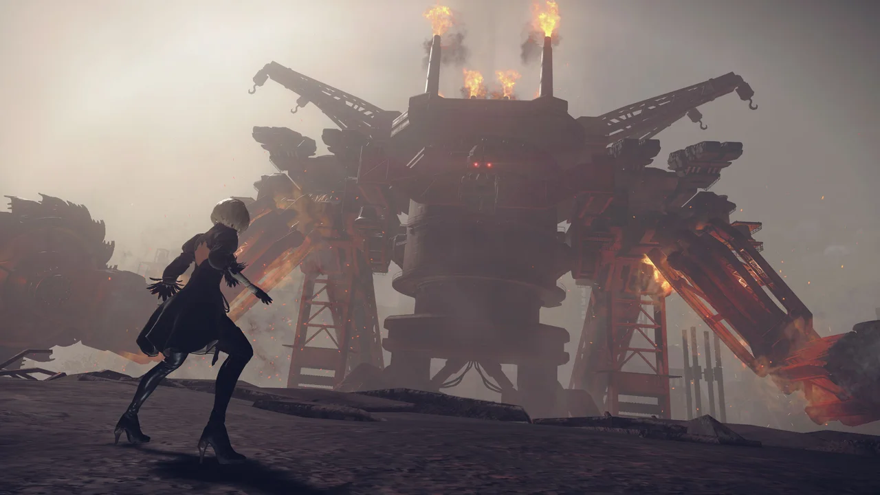 NieR:Automata gameplay screenshot 2