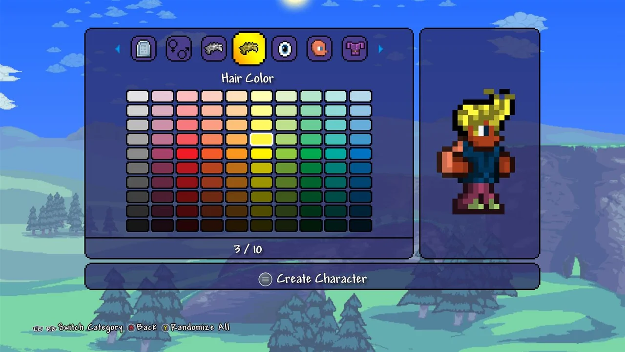 Terraria gameplay screenshot 2