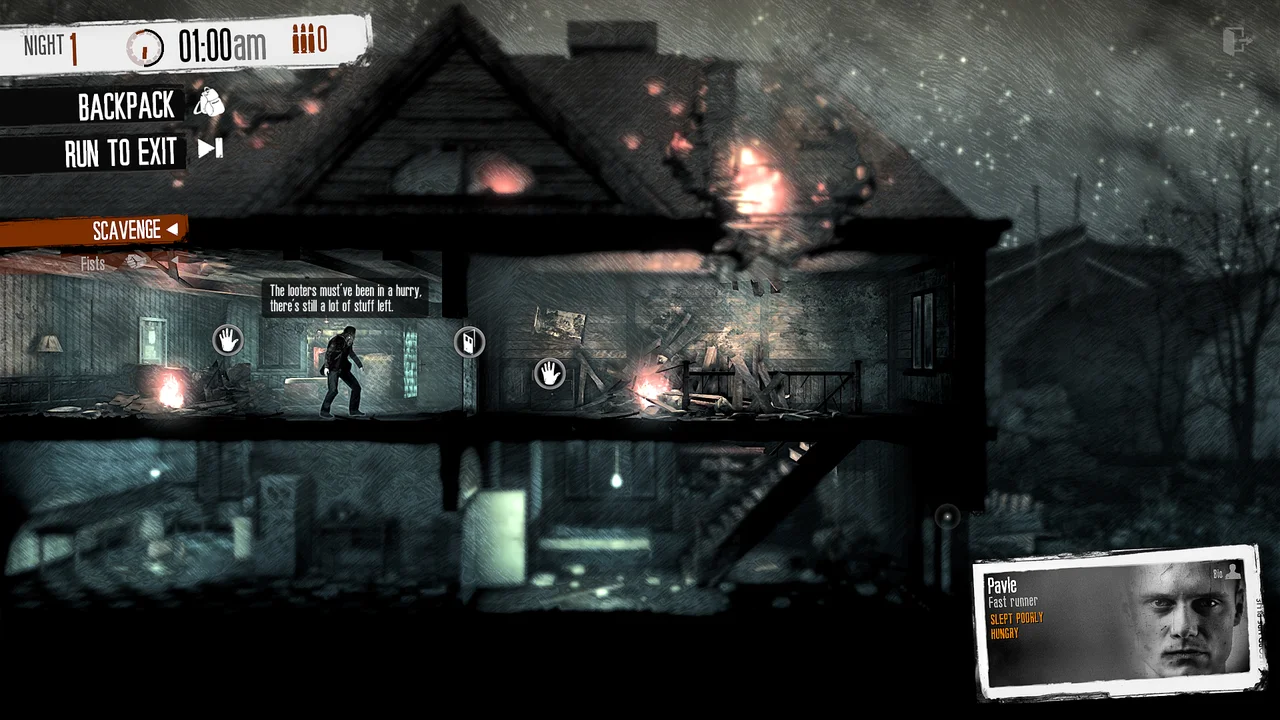This War of Mine gameplay screenshot 0