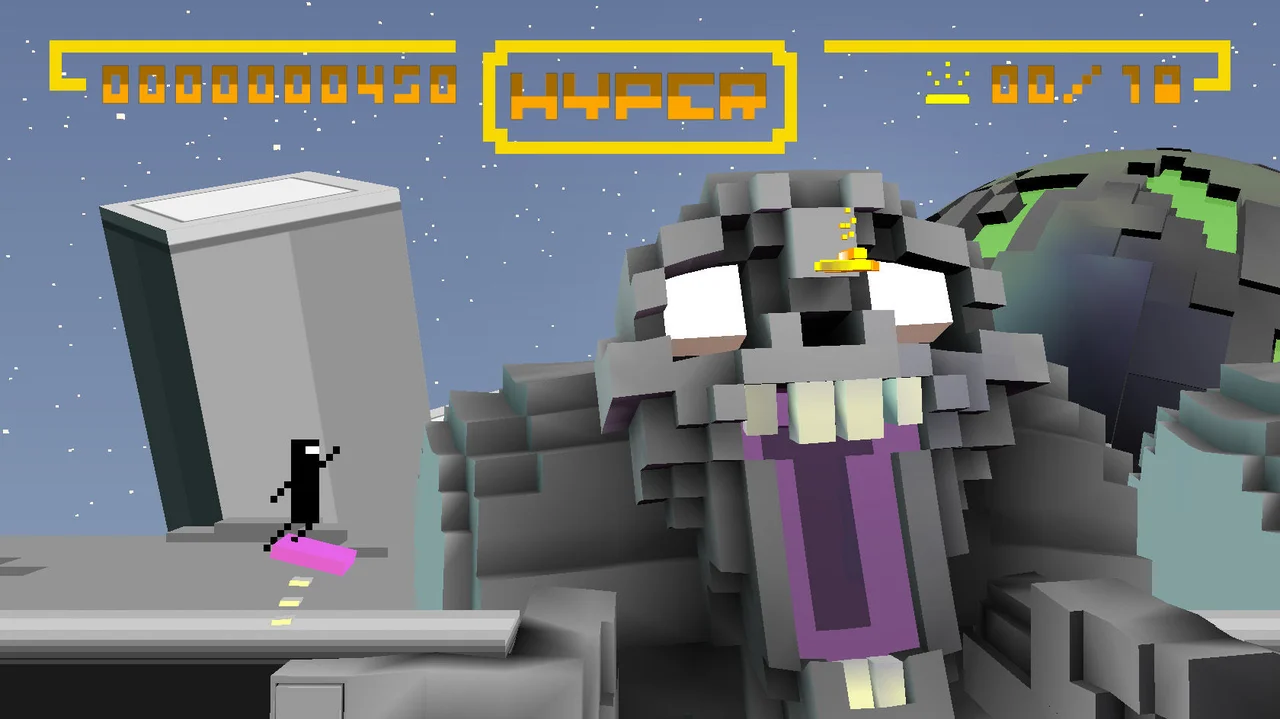 BIT.TRIP RUNNER gameplay screenshot 1