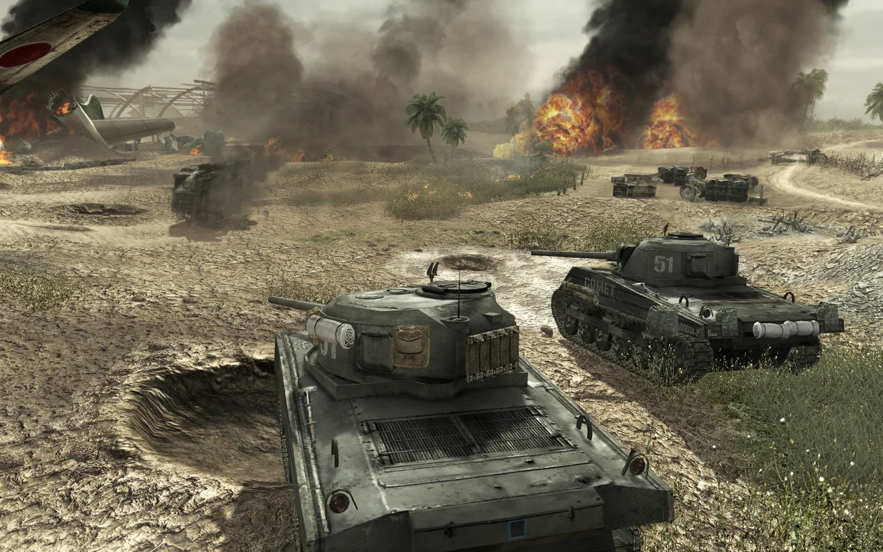 Call of Duty: World at War gameplay screenshot 1