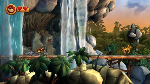 Donkey Kong Country Returns gameplay screenshot 0