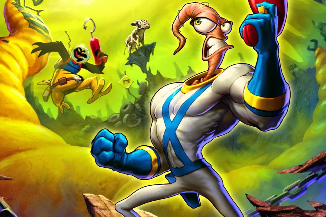 Capa de Earthworm Jim