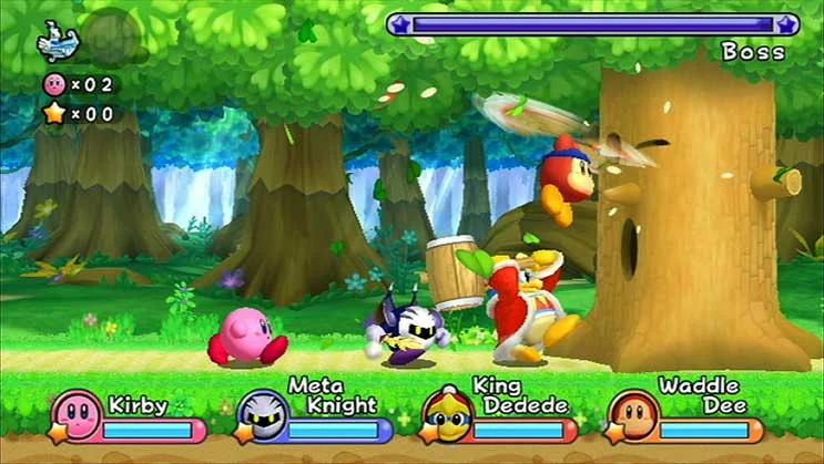 Kirby's Return to Dream Land gameplay screenshot 0