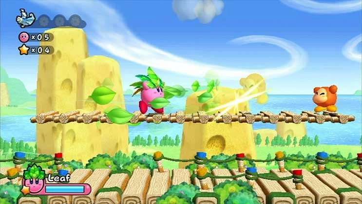 Kirby's Return to Dream Land gameplay screenshot 1