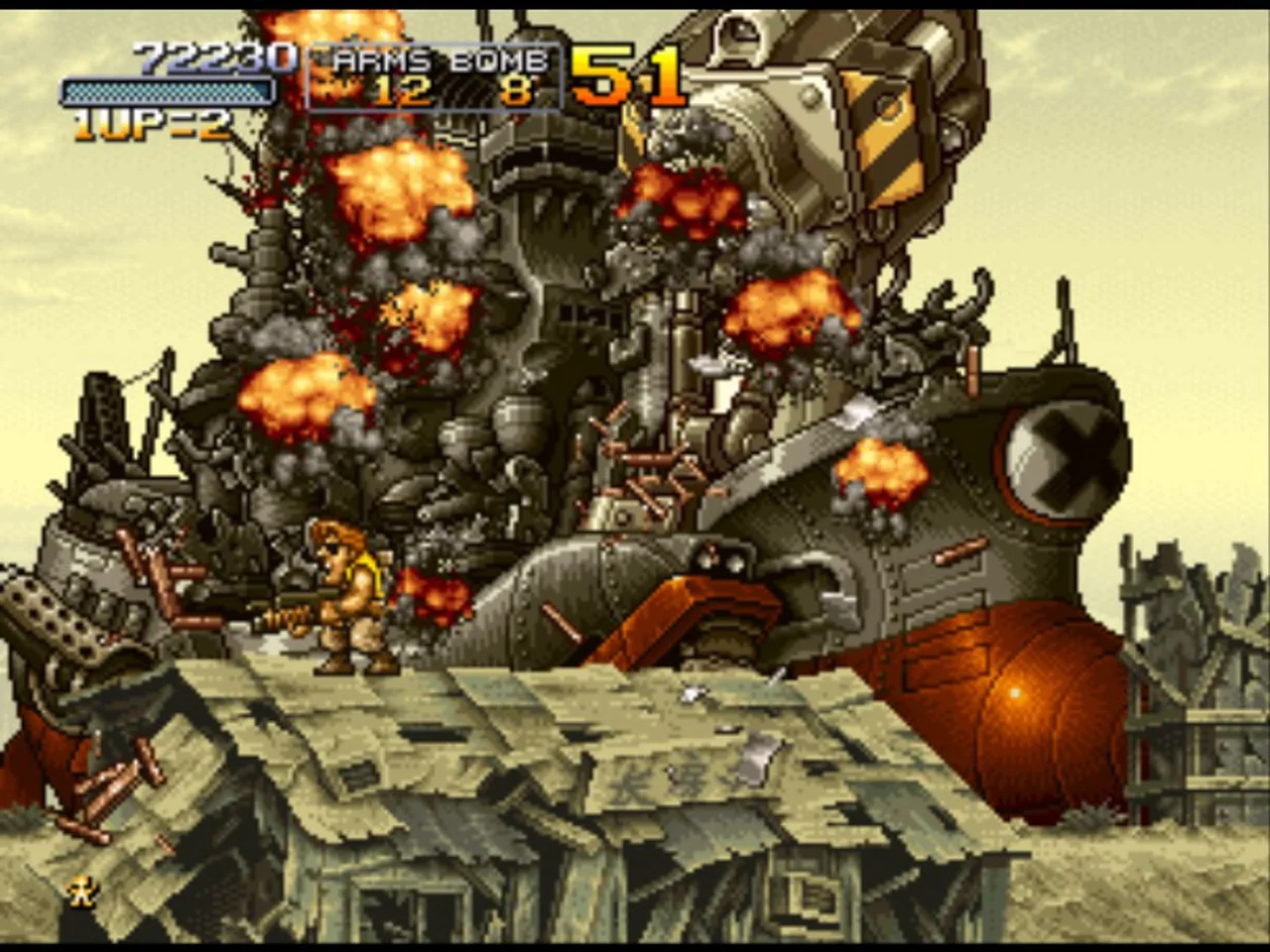 Metal Slug X gameplay screenshot 2