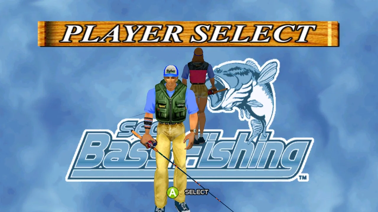Capa de SEGA Bass Fishing