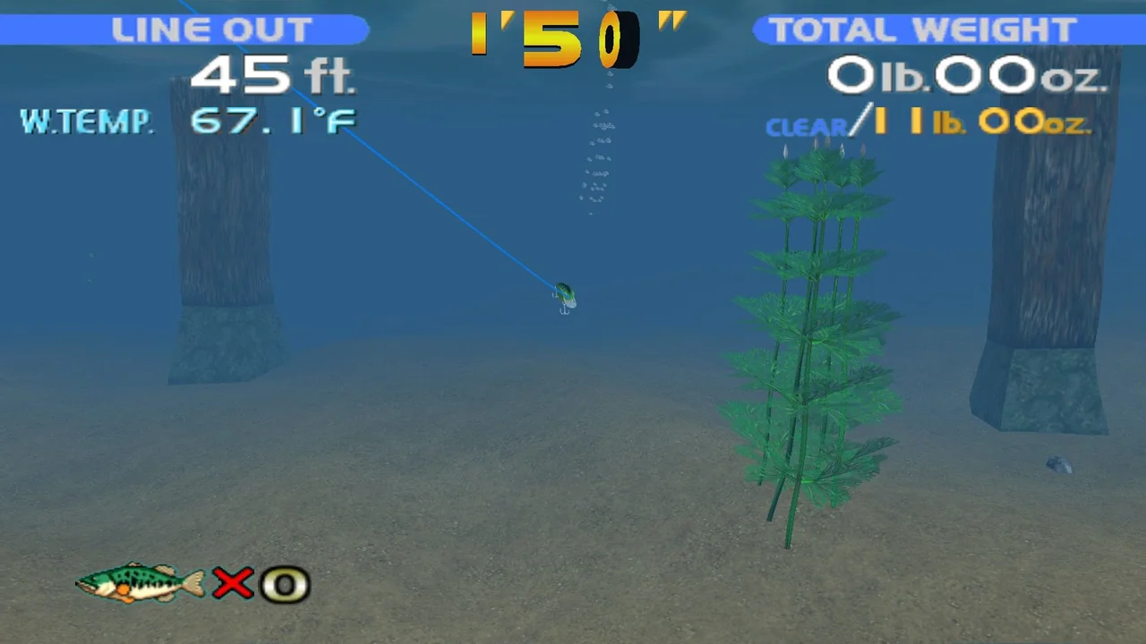 SEGA Bass Fishing gameplay screenshot 3