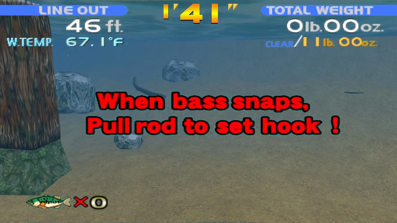 SEGA Bass Fishing gameplay screenshot 4