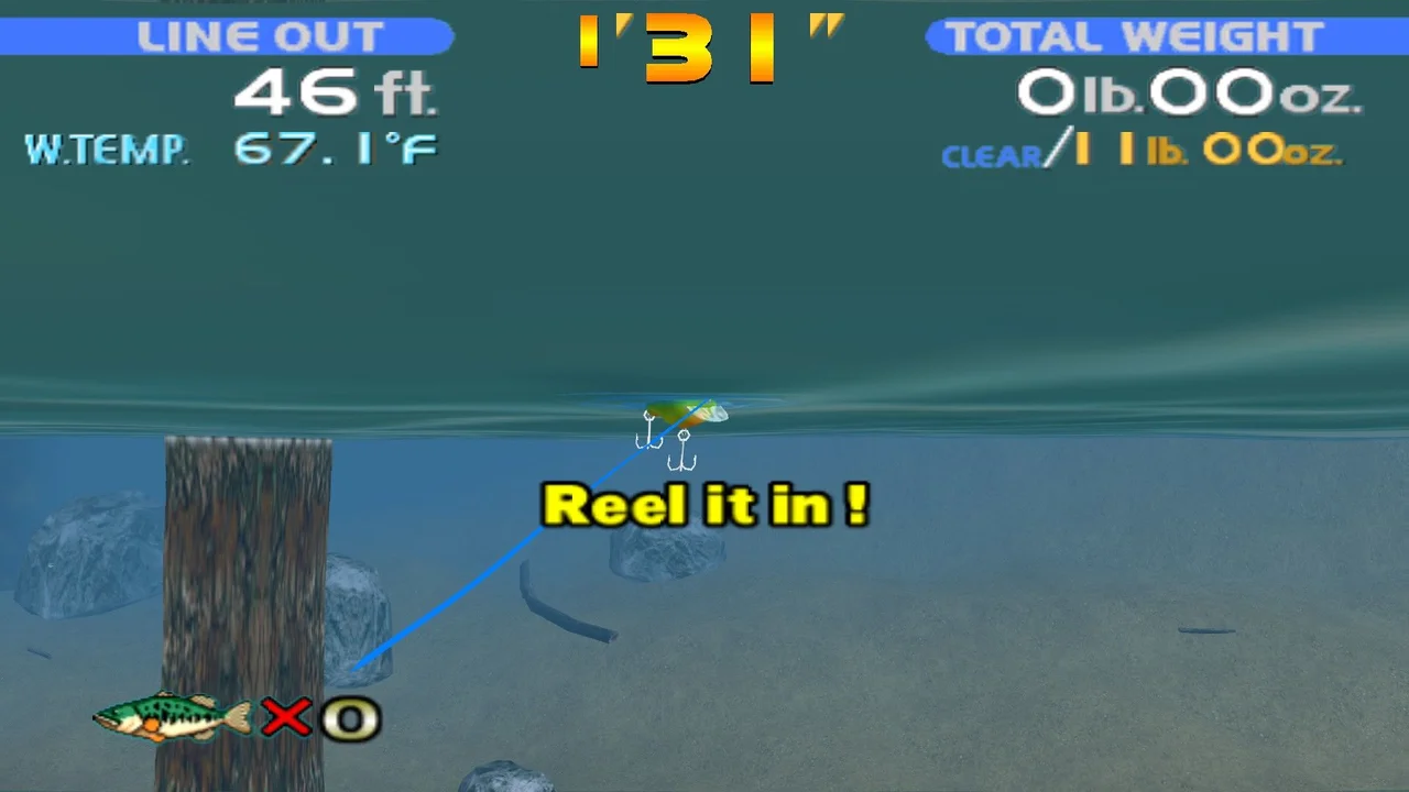 SEGA Bass Fishing gameplay screenshot 5