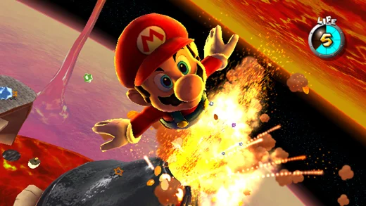 Super Mario Galaxy gameplay screenshot 2