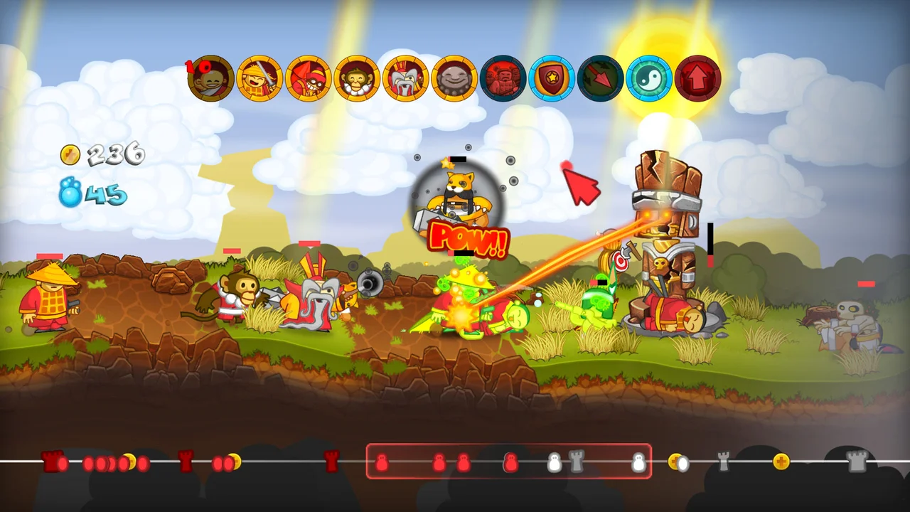 Swords and Soldiers HD gameplay screenshot 1