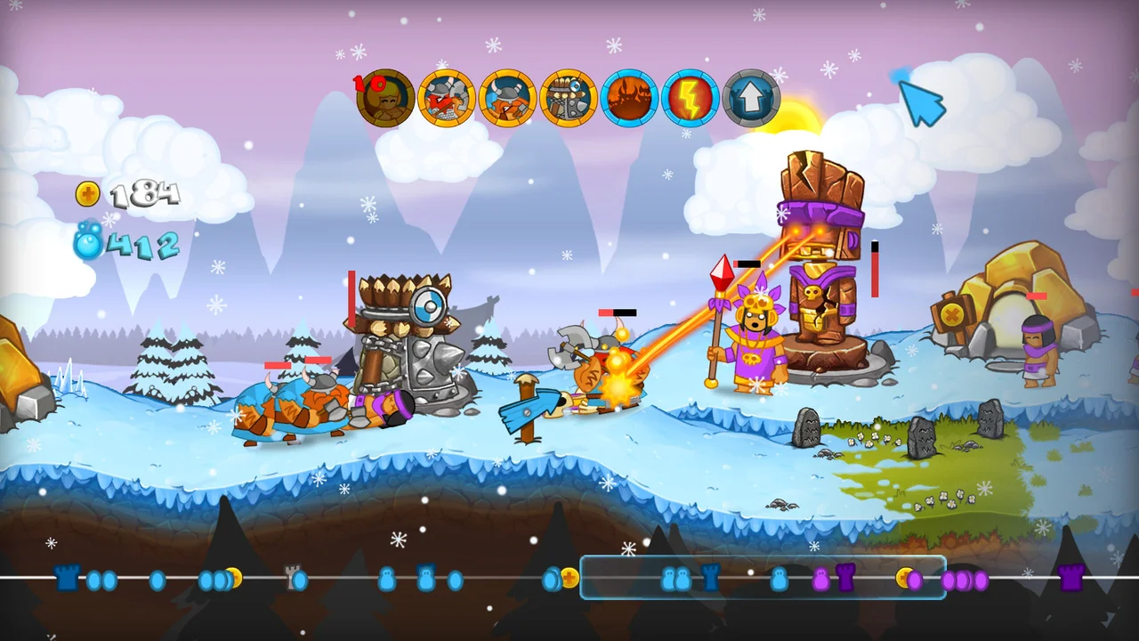 Swords and Soldiers HD gameplay screenshot 2
