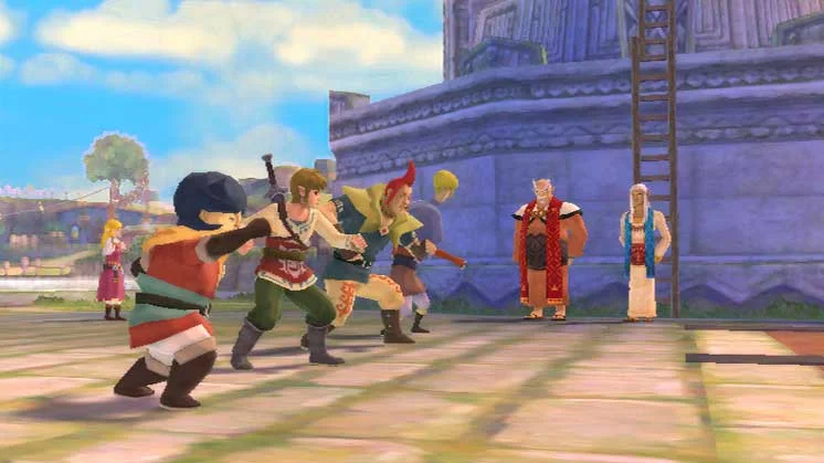 The Legend of Zelda: Skyward Sword gameplay screenshot 2