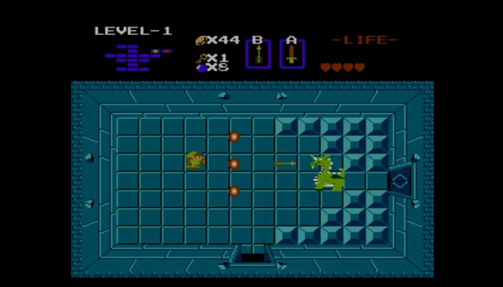 The Legend of Zelda gameplay screenshot 1