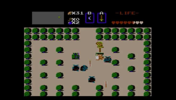 The Legend of Zelda gameplay screenshot 2