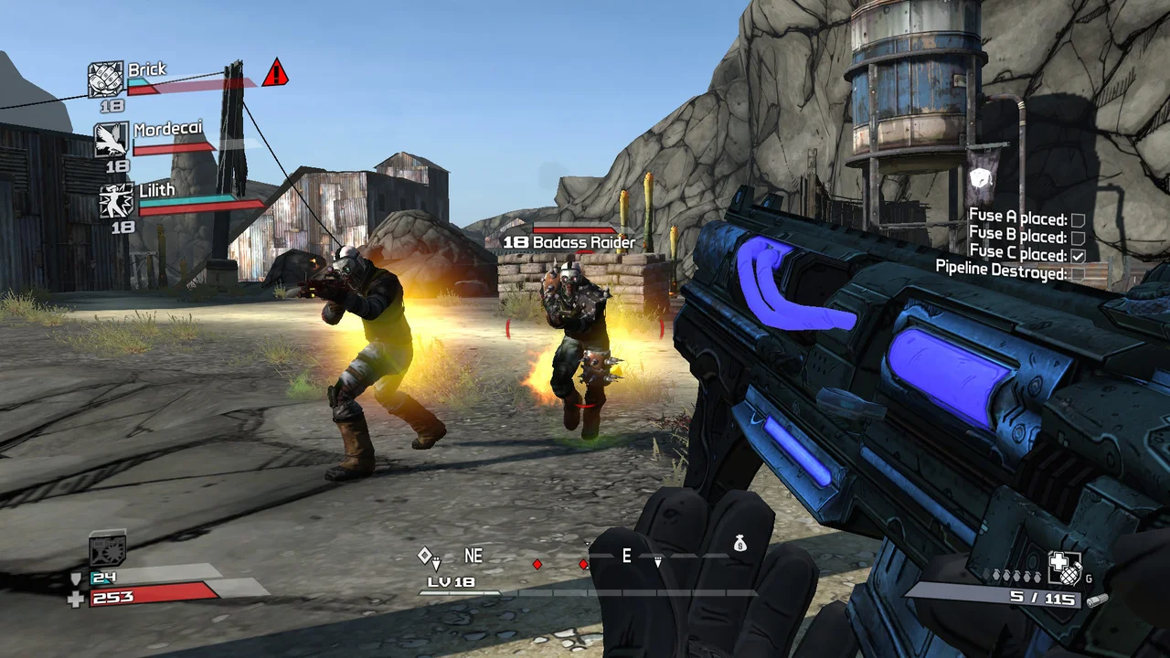Borderlands gameplay screenshot 3