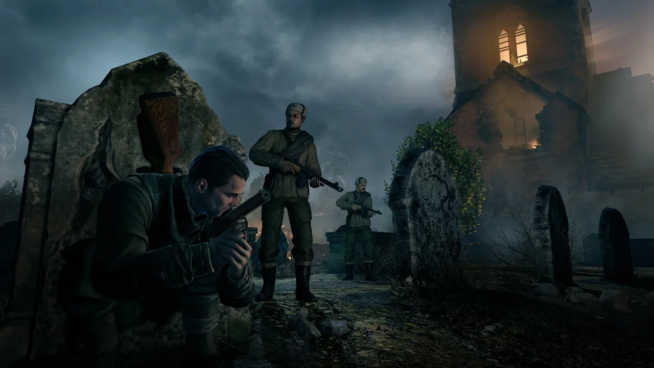 Sniper Elite V2 gameplay screenshot 5