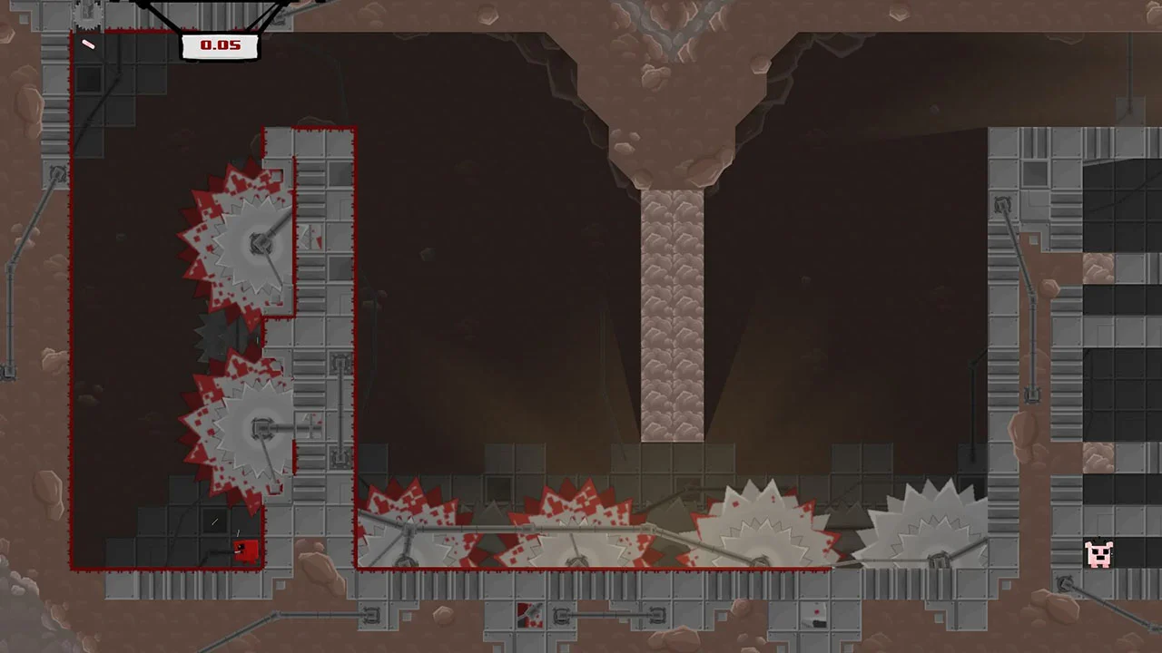 Super Meat Boy gameplay screenshot 1